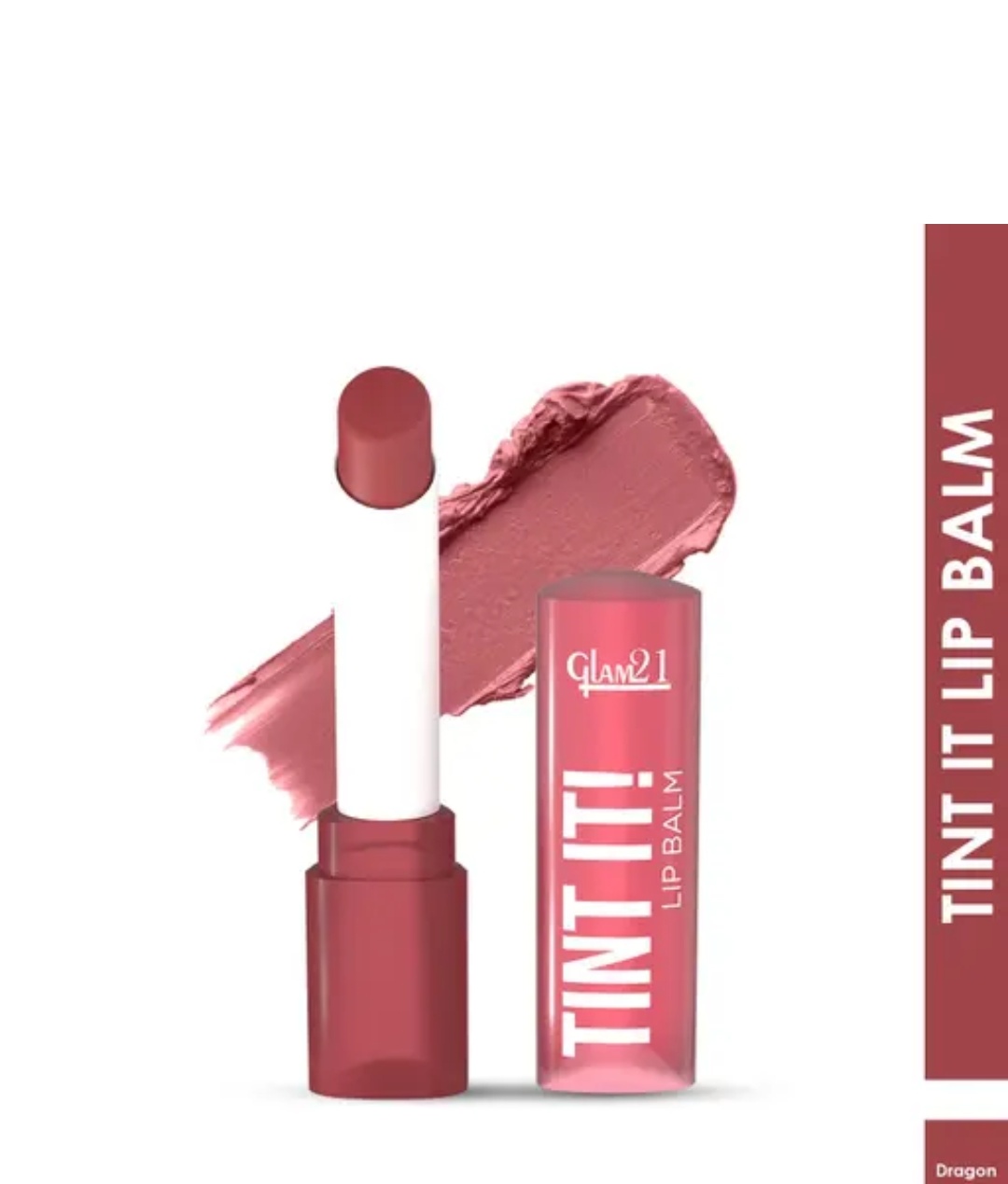 Glam 21 Glam21 Tint it!  Lip BalmEveryday Hydrationwith Vitamin-E, Shea Butter, Avocado Oil, SPF15-Dragon Fruit